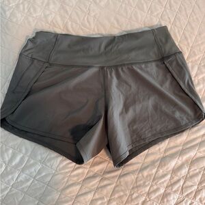 CRZ YOGA Charcoal Women's Athletic Shorts